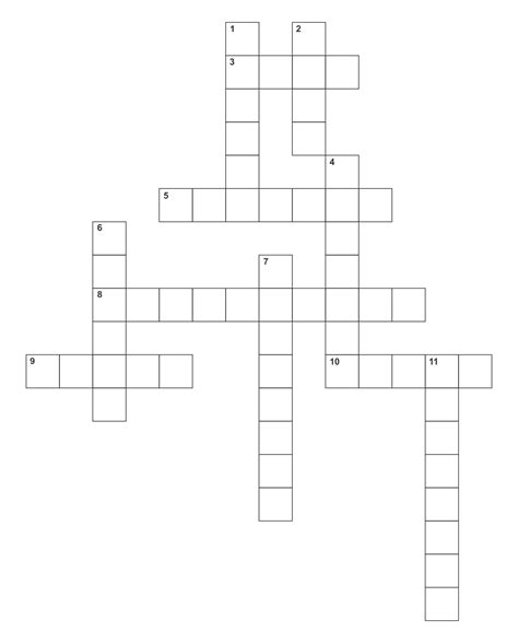 template crossword clue.
